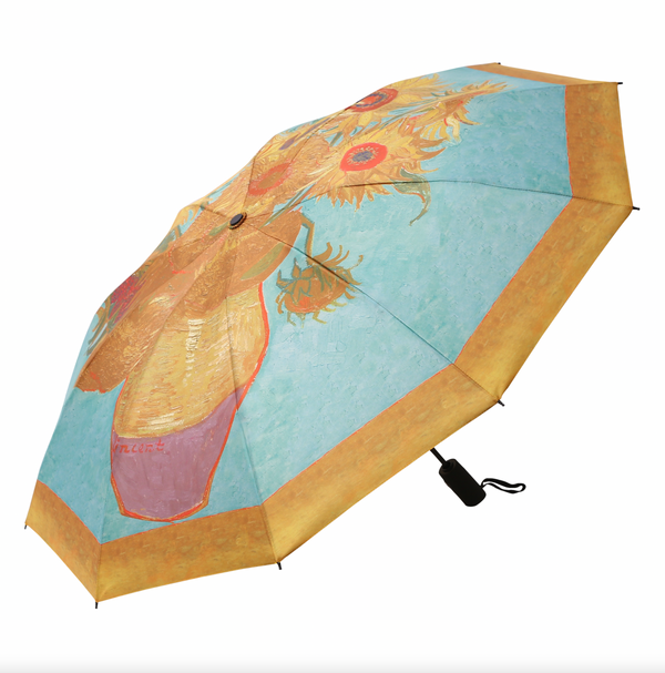 Van Gogh Sunflowers Travel Umbrella