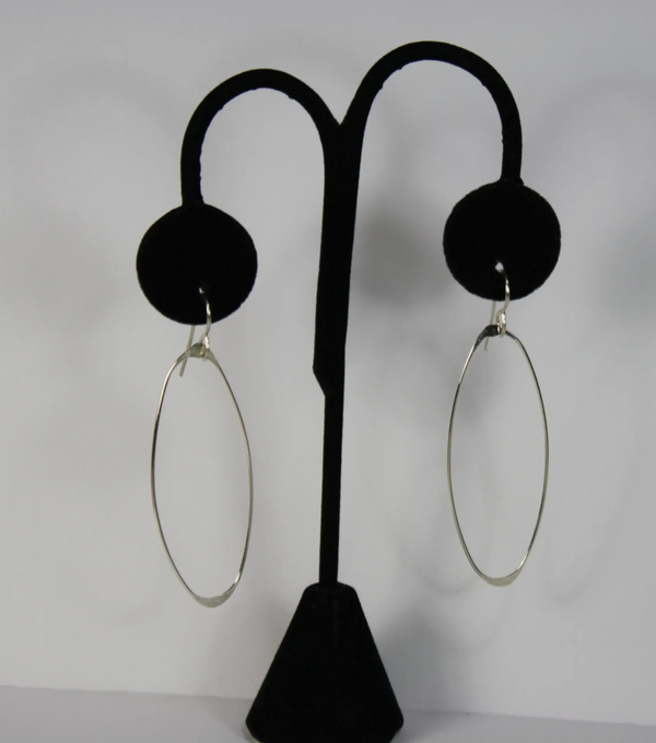 Sterling Oval Earring