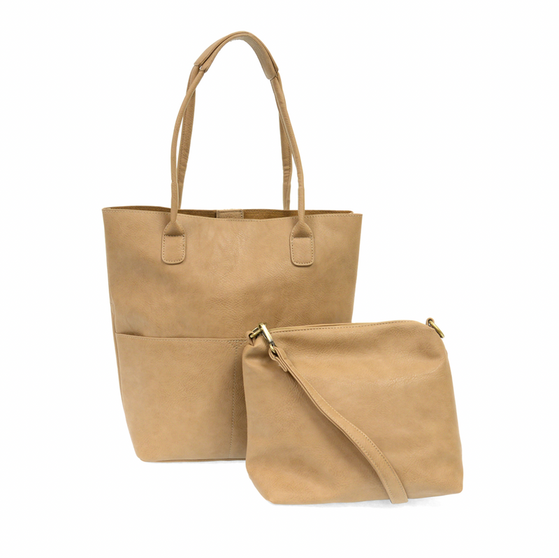 Camel Front Pocket Tote