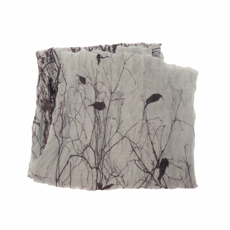 Birds in Tree Scarf