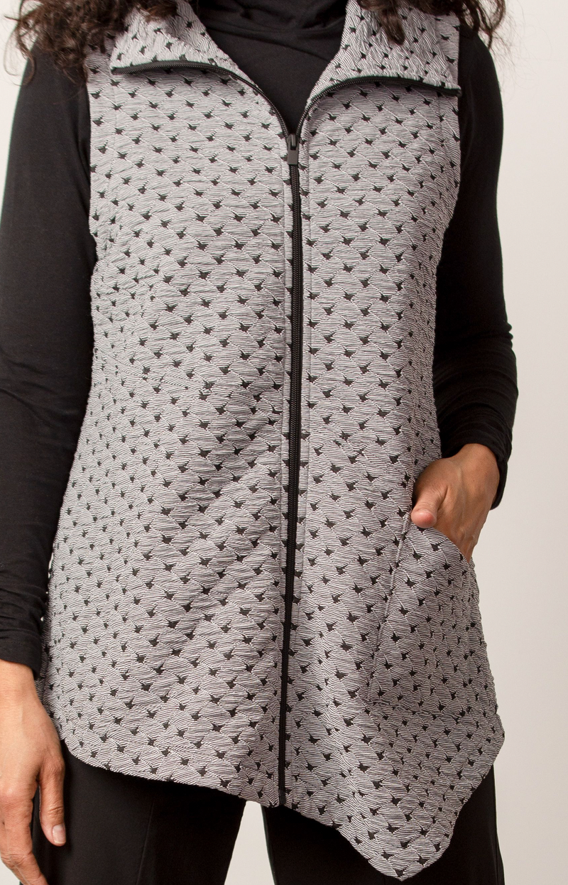 Texture Asym Vest