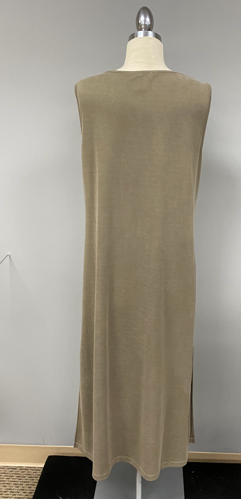 Olive Tencel Dress