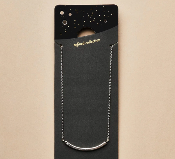 Silver Bar Necklace