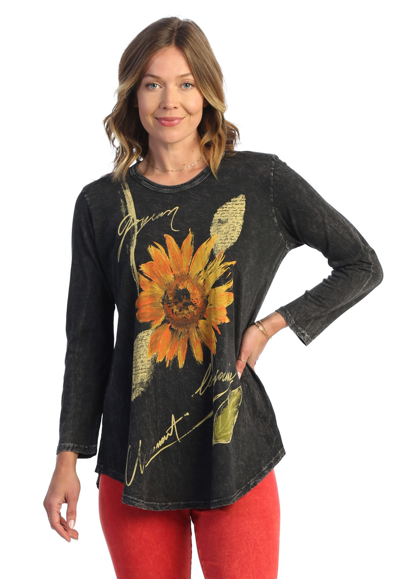 Sunflowers Cotton Tunic