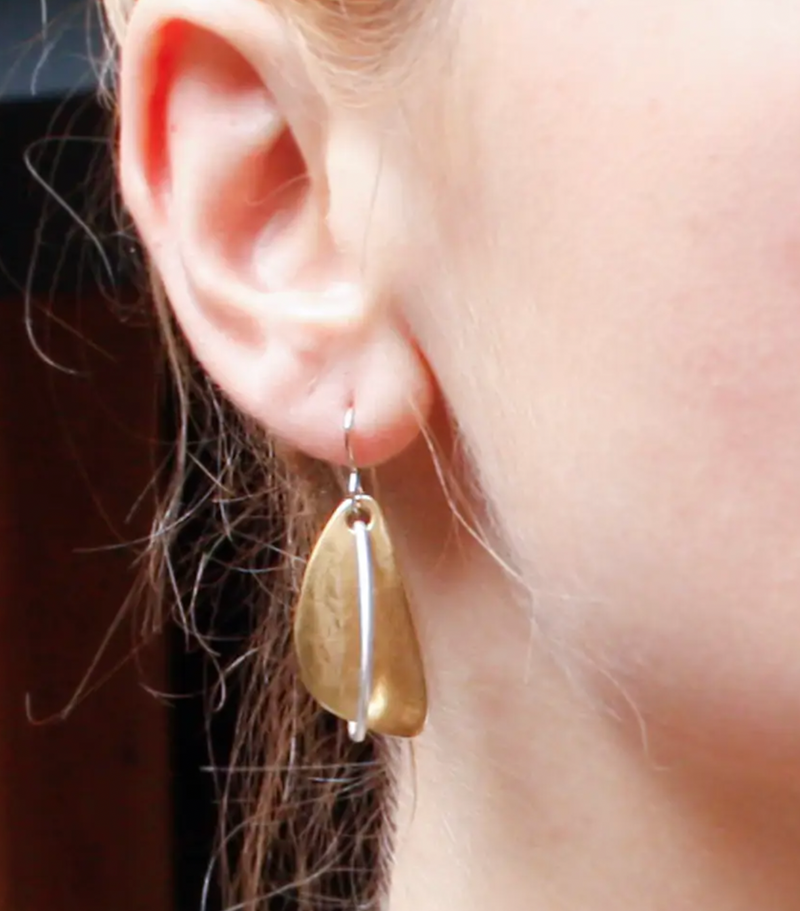 Gold Eclipse Earring