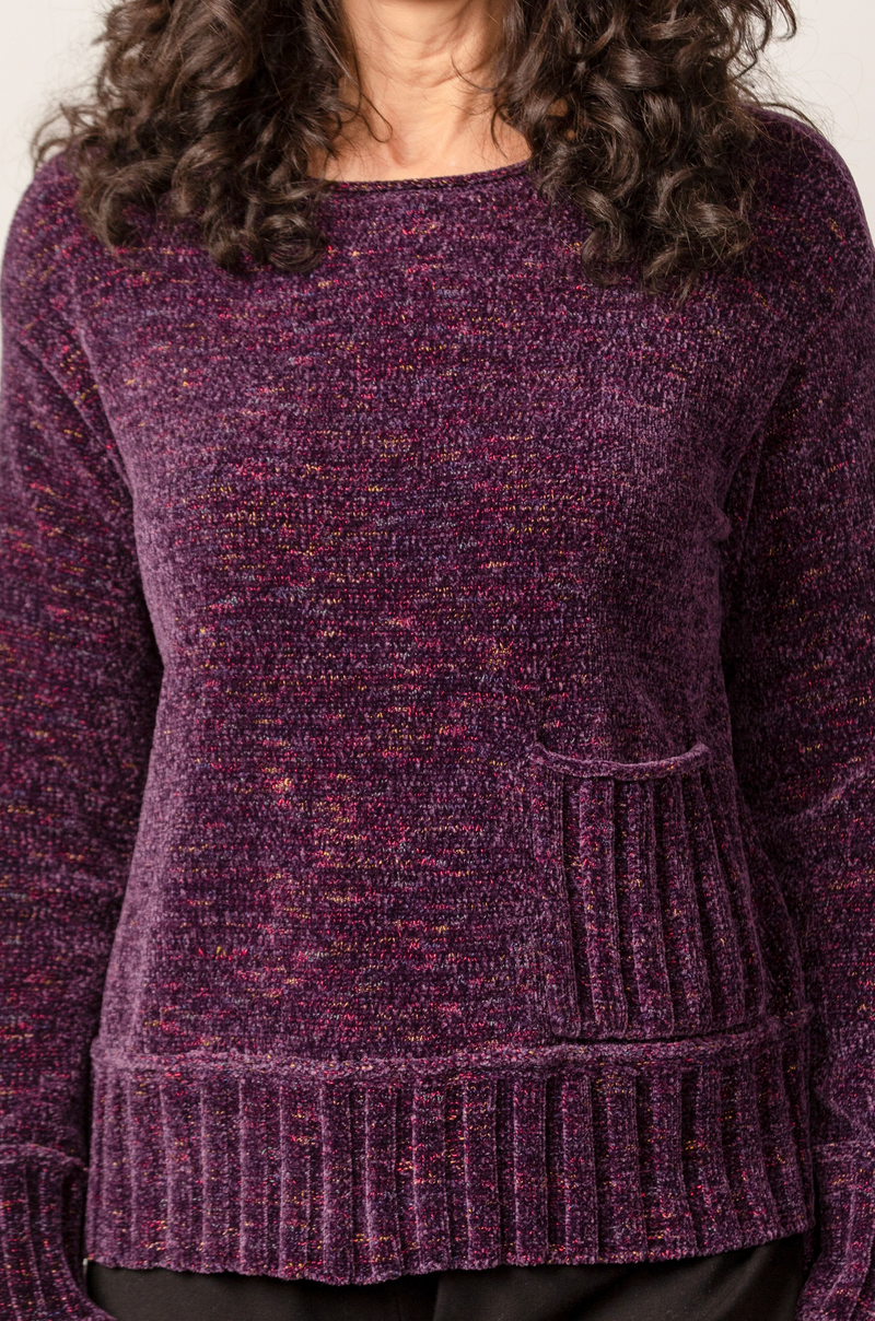Pocket Chenille Sweater