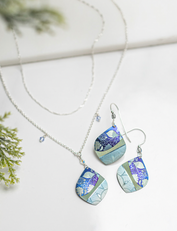 Blue Leilani Earring