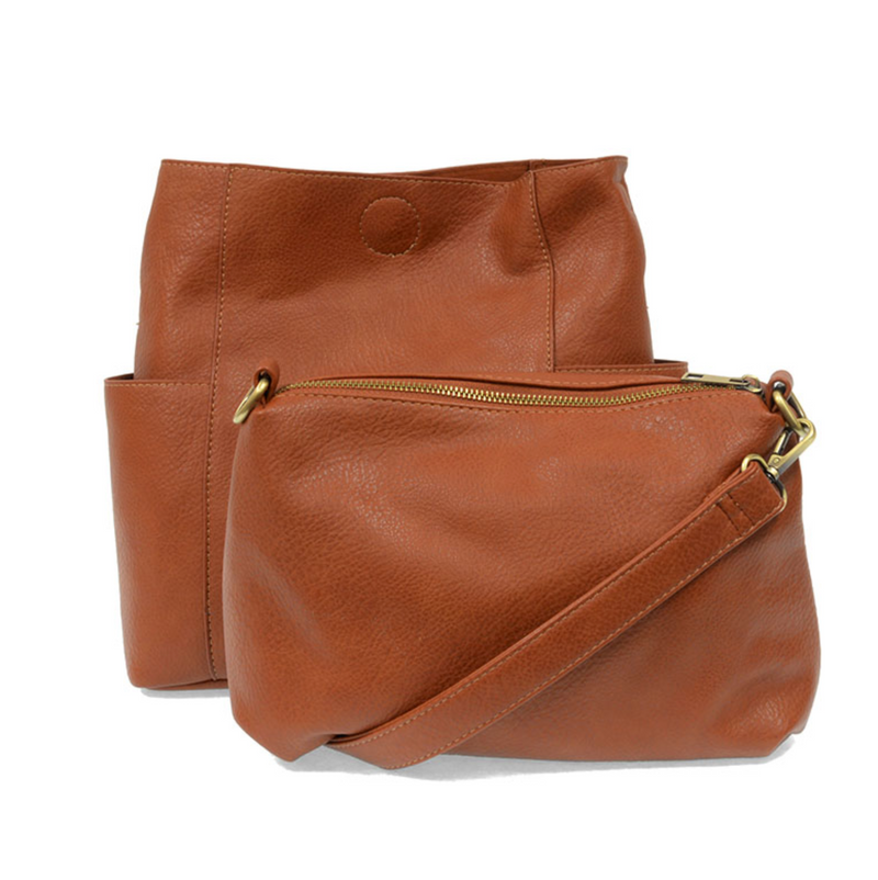 Bourbon Side Pocket Bucket Bag
