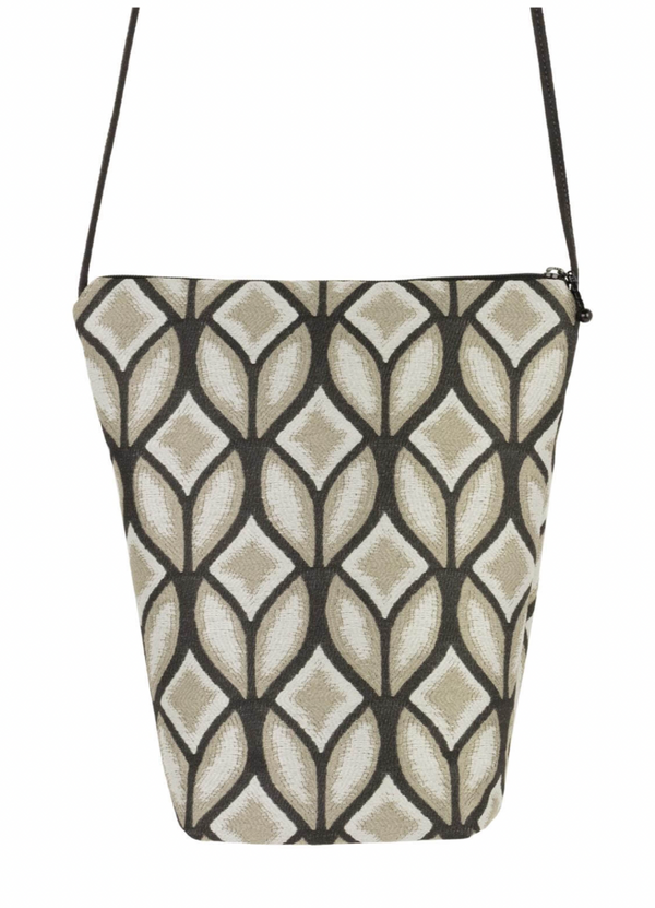 Woven Tulip Black City Bag