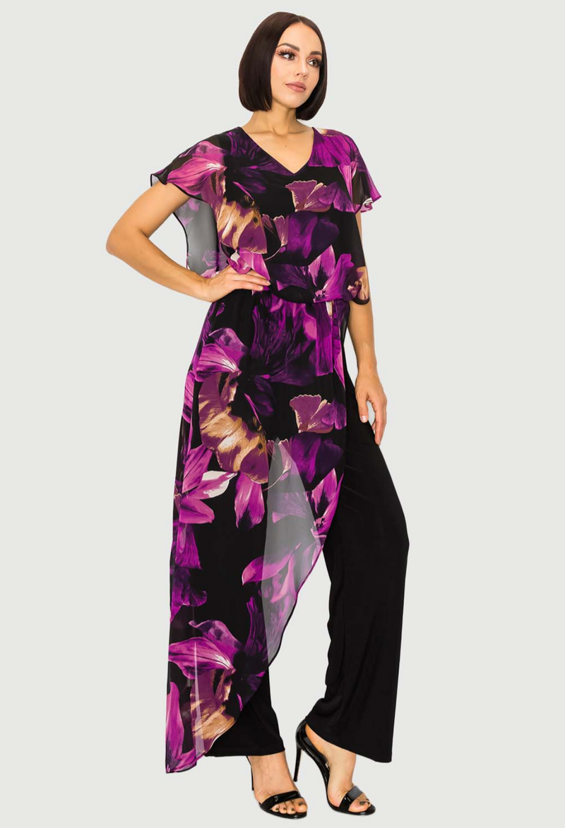 Orchid Overlay Jumpsuit