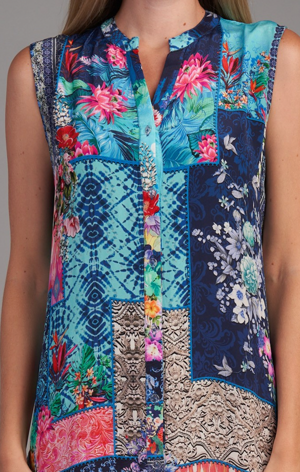 Tropics Button Dress