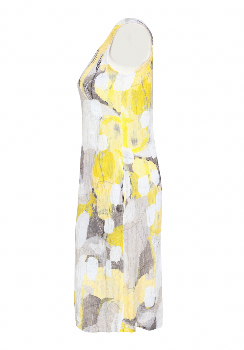Citron Mist Texture Dress