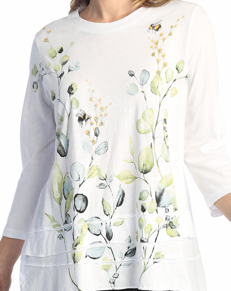 Floral Layered Mineral Top