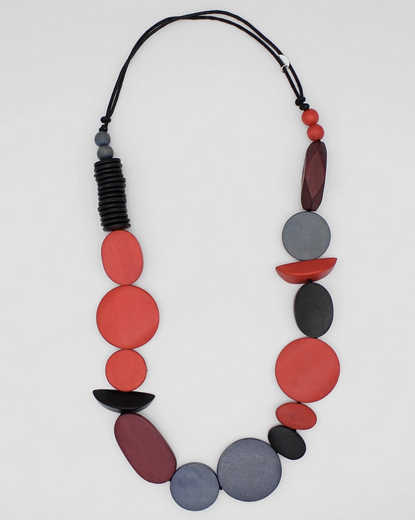 Red Lyric Necklace