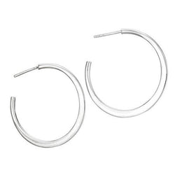 Dresden Sterling Hoop Earrings