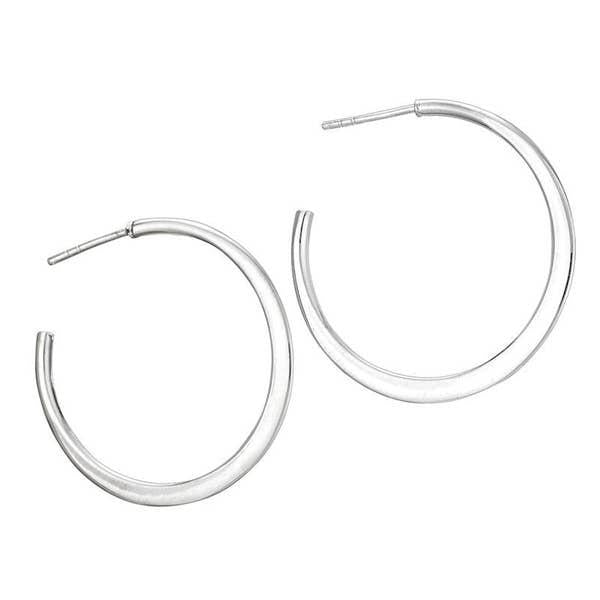 Dresden Sterling Hoop Earrings
