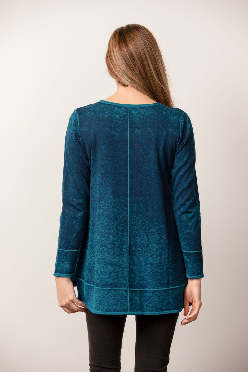 Teal Mineral Sweater