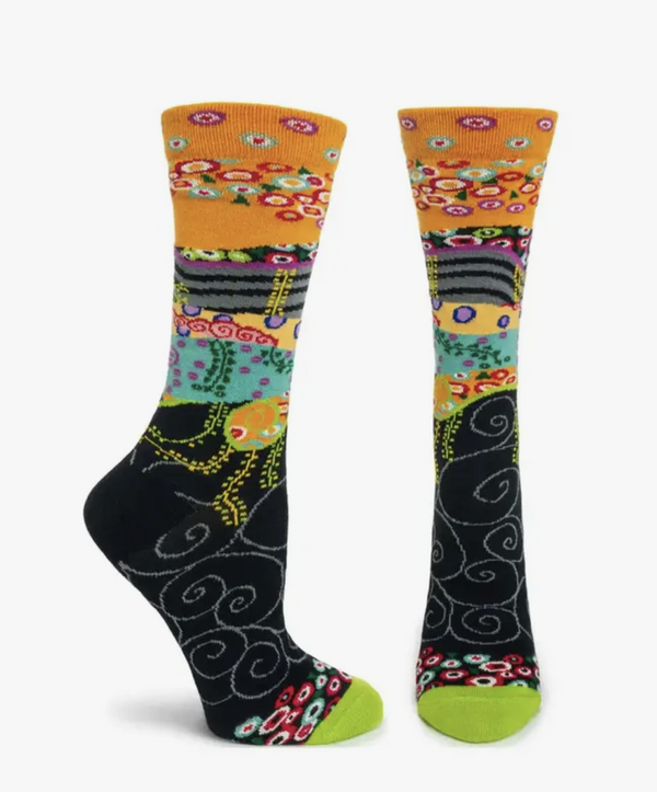 Circles and Waves Sock