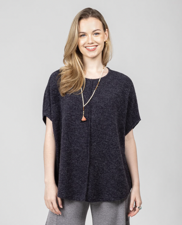 Gray Ridge Knit Vest