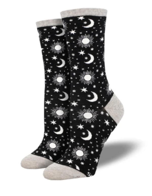Moon Child Crew Socks