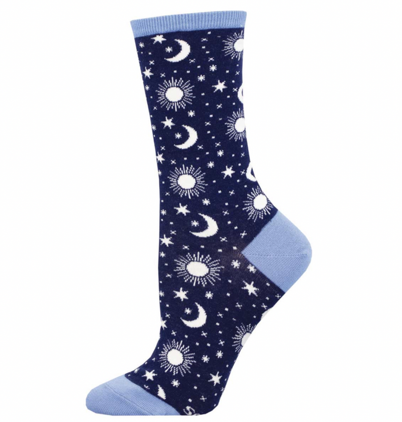 Moon Child Crew Socks