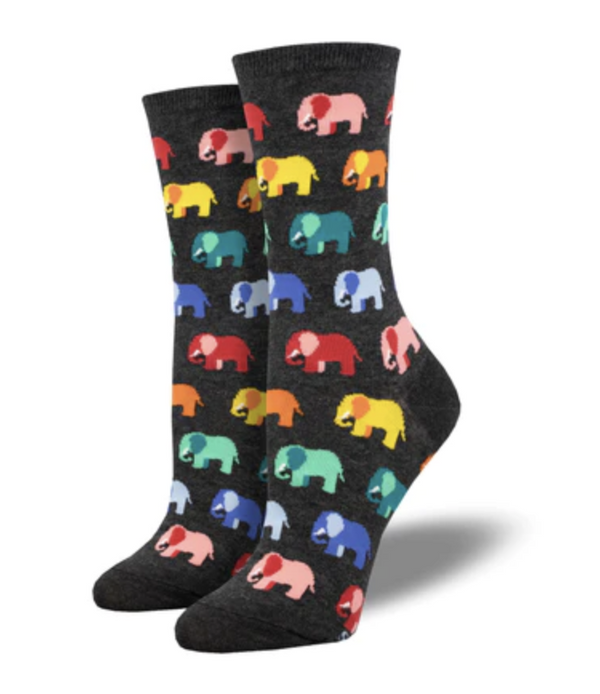 Elephant in the Room Crew Socks