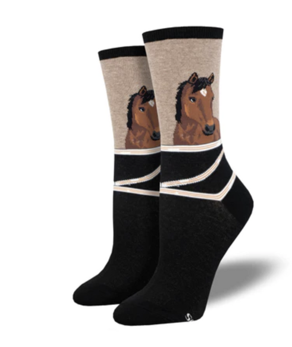 Hey Neigh-Bor Crew Sock