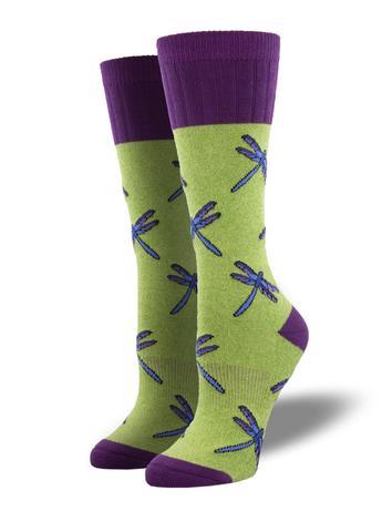 Dragonfly Cotton Blend Socks