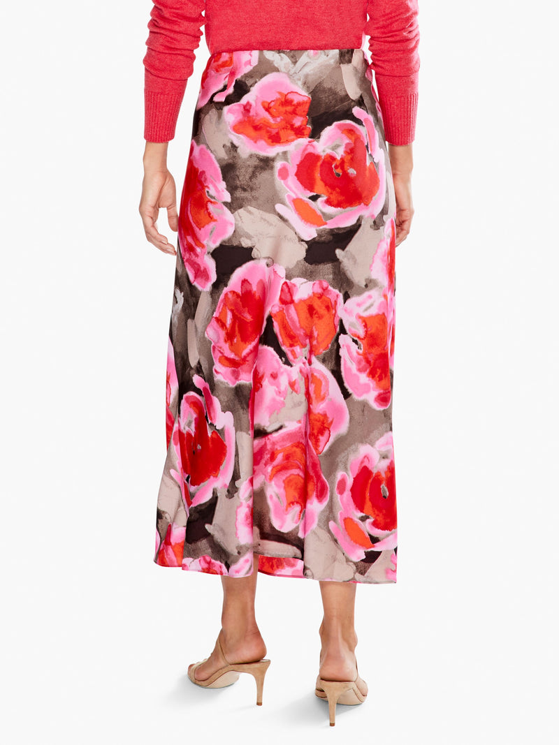 Rosy Midi Skirt