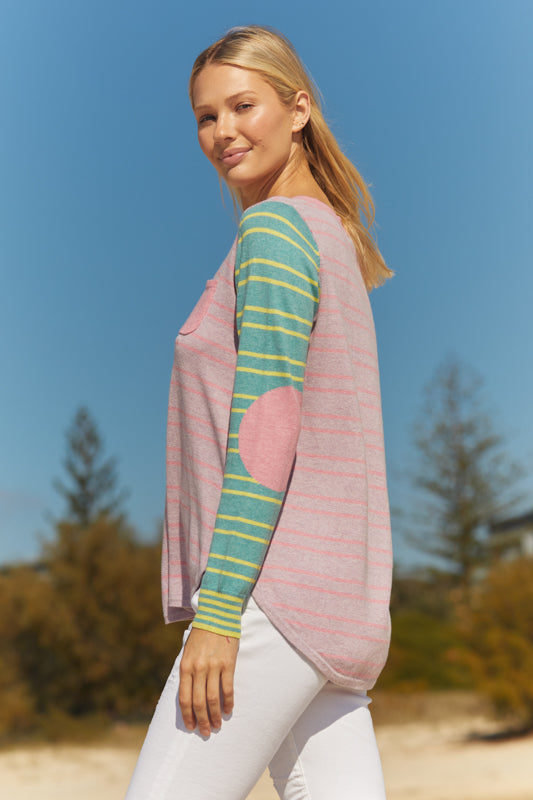 Lilac Stripe Sweater