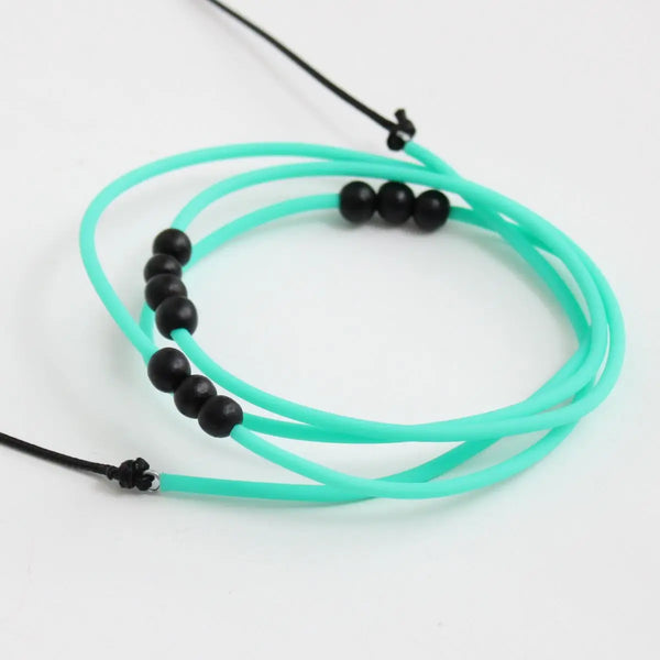 Turquoise Tube Necklace