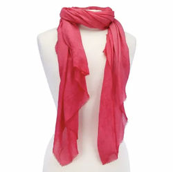 Fuschia Viscose Scarf