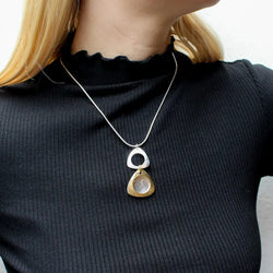 Rounded Triangles Necklace