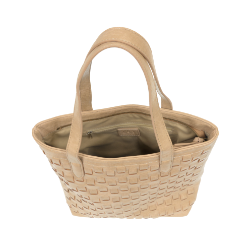 Buff Woven Tote