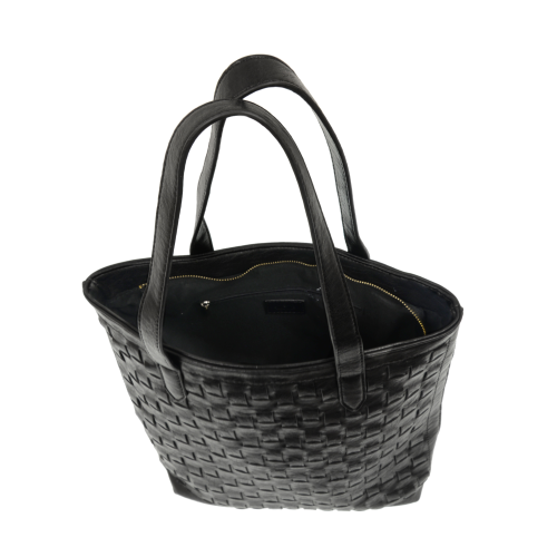 Black Woven Tote