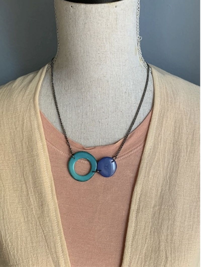 Donut Tagua Necklace